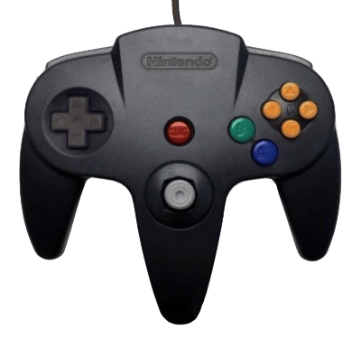 Nintendo 64 Controller - Black - Original Used (BRUGT VARE)