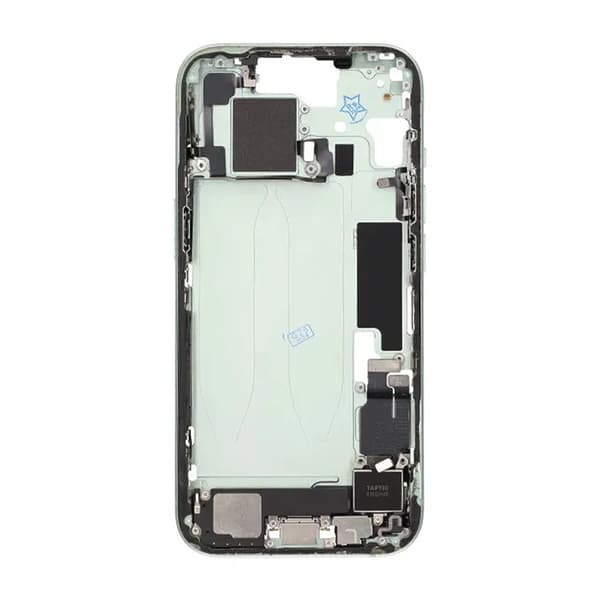 Mittenram med smådelar för iPhone 15 - Grön OEM