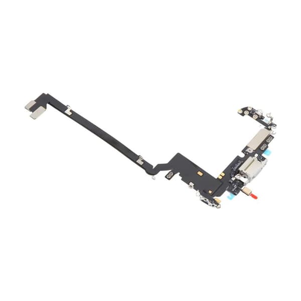 Laddkontakt med Flexkabel för iPhone 17 Pro Max - Silver