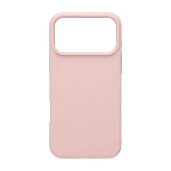 Mobilskal Mjukt Silikon för iPhone 17 Pro Max - Sandrosa