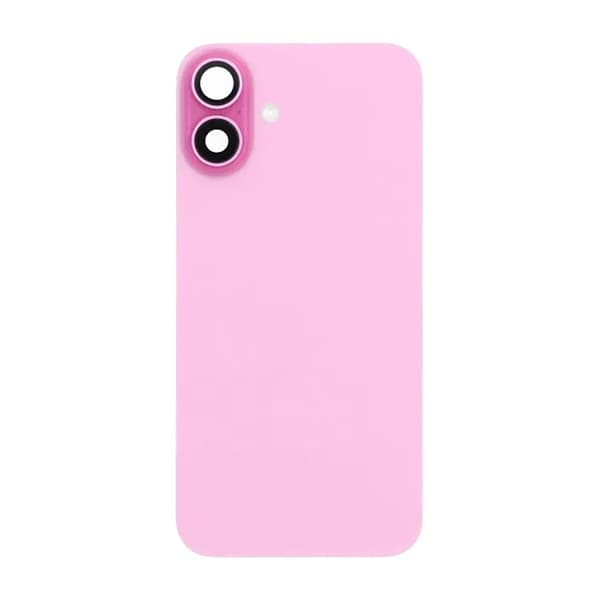 iPhone 16 Plus Baksida Glas Komplett OEM - Rosa