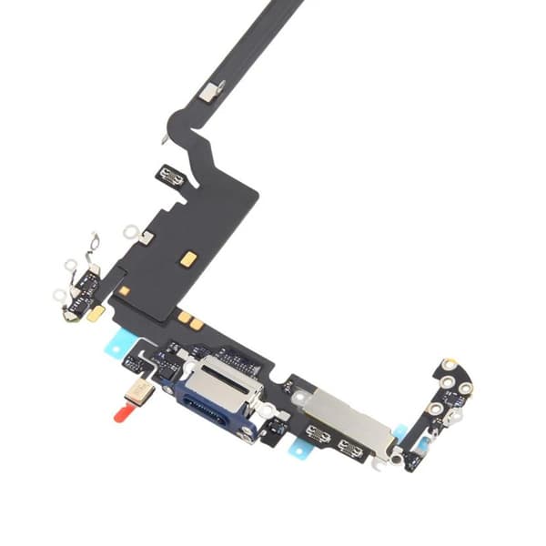 Laddkontakt med Flexkabel för iPhone 17 Pro Max - Blå