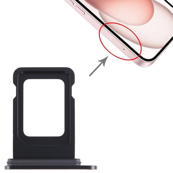 iPhone 15/15 Plus Max Simkortshållare - Svart