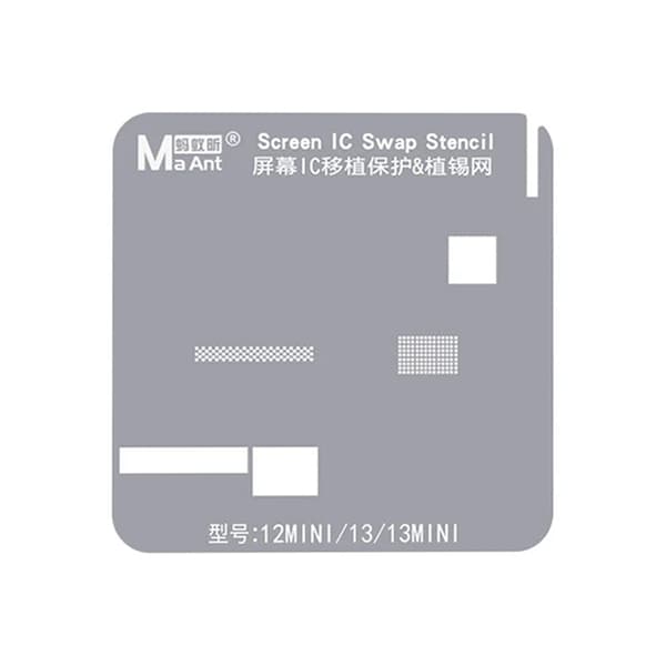 MaAnt Screen IC Polering Stencils för iPhone 11-15 Pro Max