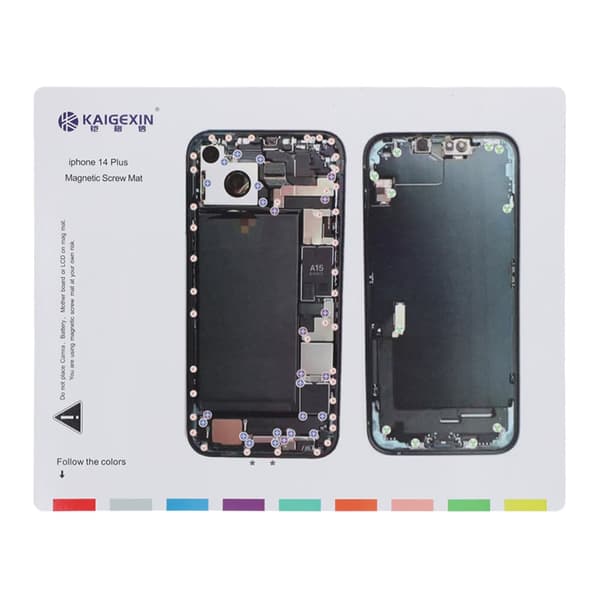 Magnetisk skruvmatta för iPhone 14 Plus