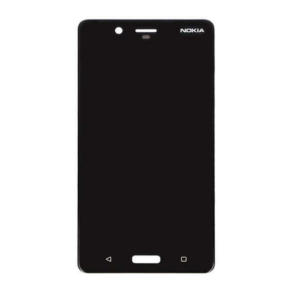 Nokia 8 LCD Display - Svart