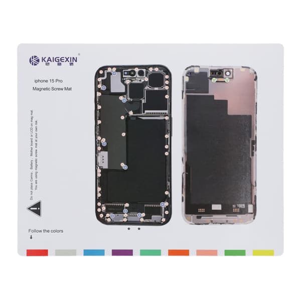 Magnetisk skruvmatta för iPhone 15 Pro