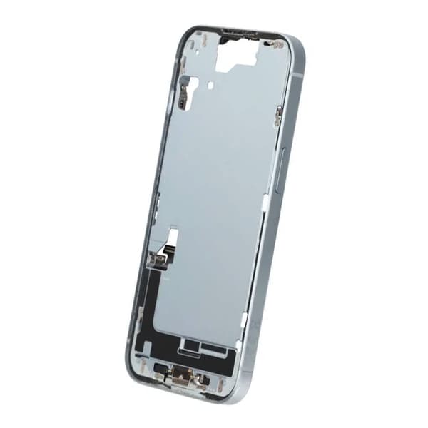 Mittenram med smådelar för iPhone 15 - Blå OEM