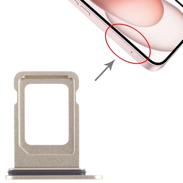 iPhone 15/15 Plus Max Simkortshållare - Gul