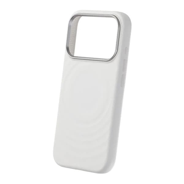 Mobilskal Silikon med Magsafe för iPhone 17 Pro - Vit