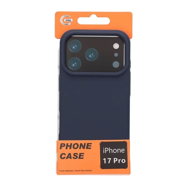 Mobilskal Mjukt Silikon för iPhone 17 Pro - Mörkblå