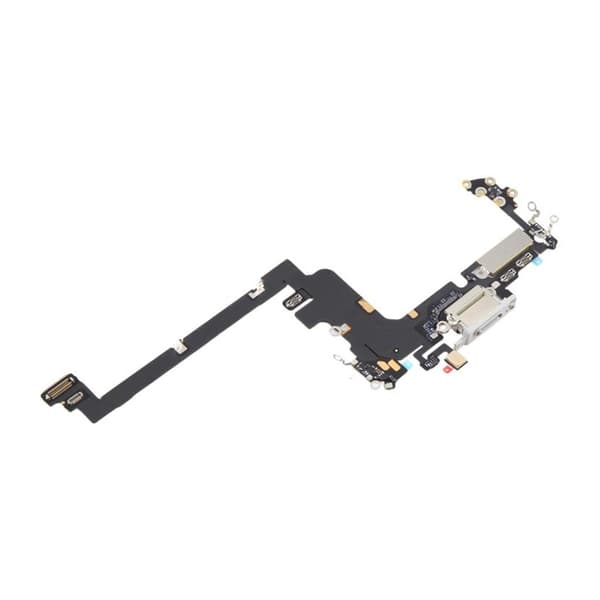 Laddkontakt med Flexkabel för iPhone 17 Pro - Silver