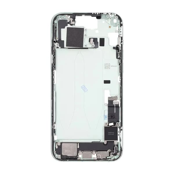 Mittenram med smådelar för iPhone 15 Plus - Grön OEM