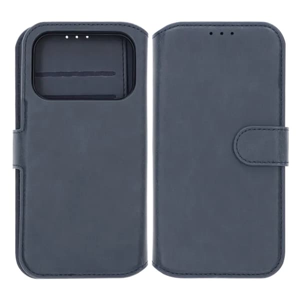 Rvelon Plånboksfodral Magnet för iPhone 17 Pro Max - Blå