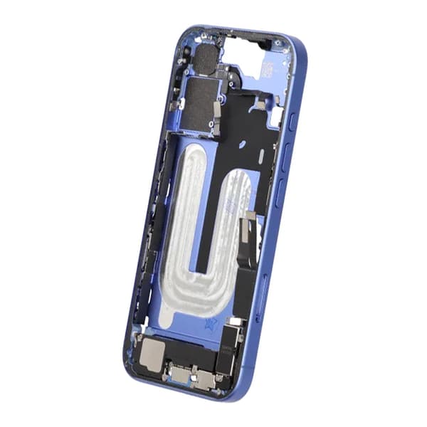 Mittenram med smådelar för iPhone 16 - Blå OEM