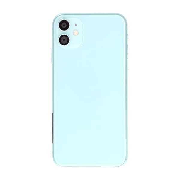 iPhone 11 Baksida med Komplett Ram Premium - Grön