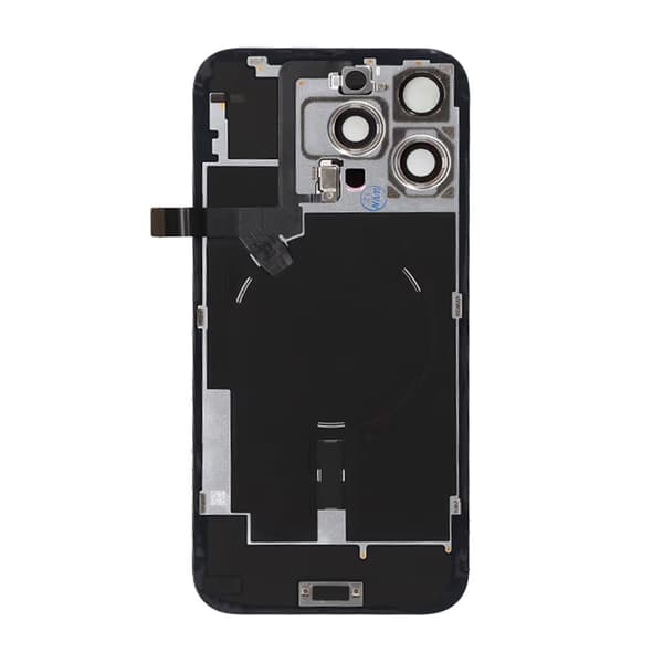 iPhone 16 Pro Max Baksida Glas - Svart