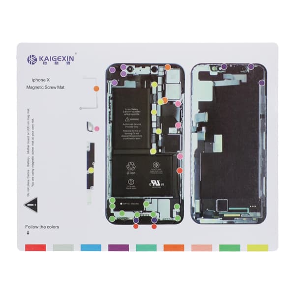 Magnetisk skruvmatta för iPhone X