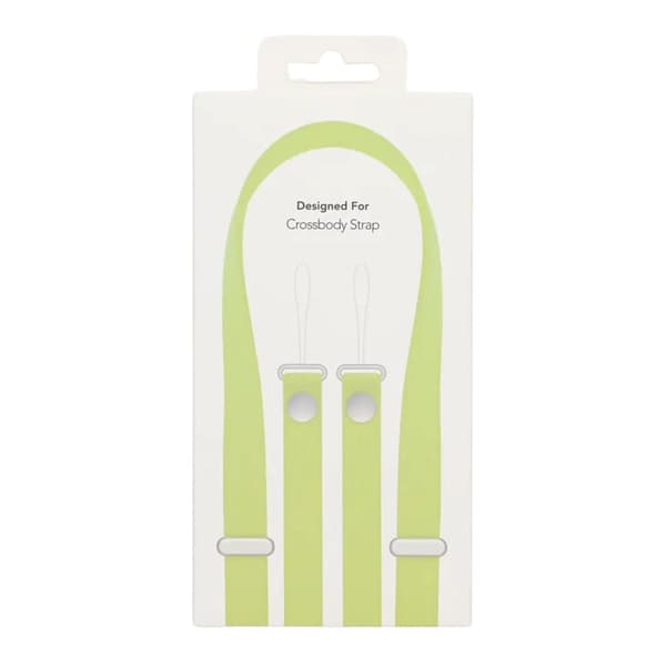 Crossbody Strap för iPhone mobilskal - Neongul