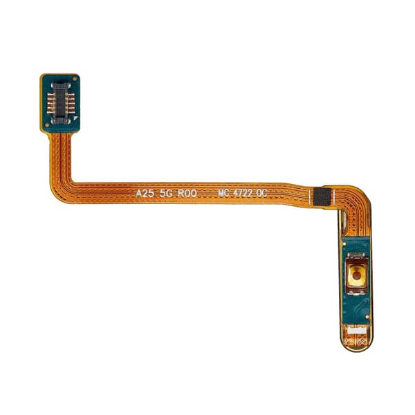 Samsung Galaxy A25 Strömknapp med flexkabel - Gul