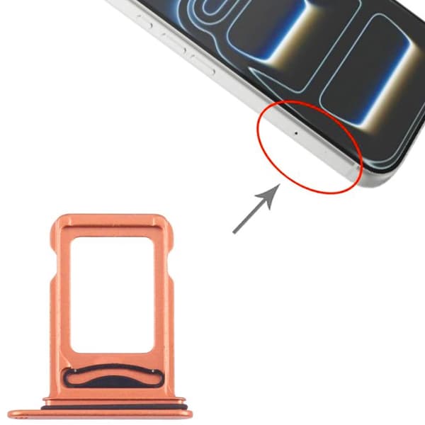 Simkortshållare Dual SIM för iPhone 17 Pro - Cosmic Orange