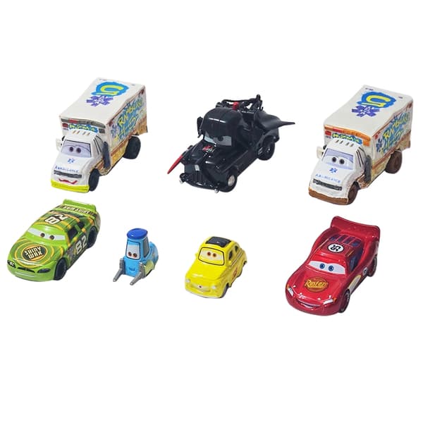Bil Pixar Bilar 3 2 Dinoco Lightning McQueen Damage Chick Hicks Luigi Leksak Original Metallmodell Fritter Flygplan Racing Barnpresent