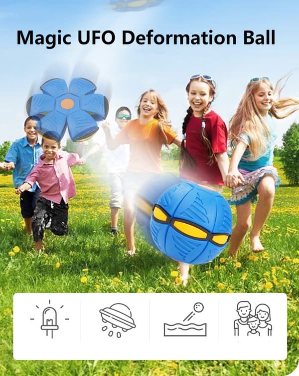 Elastic Magic Conversion Ball utomhus för barn - Deformations- och dekompressionsleksak