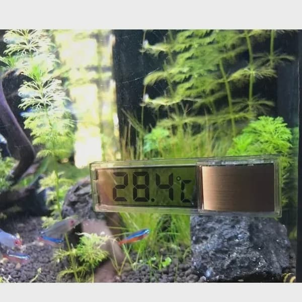 1 stk. akvarietermometer elektronisk LCD digital akvarietermometer akvarietermometer tilbehør
