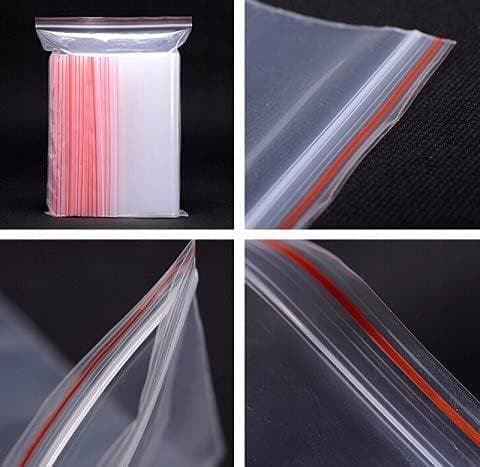 100-Pack Blixtlåspåsar Ziplock  Påsar 4x6cm