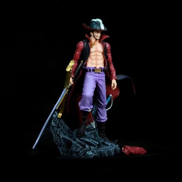 28 cm Dracule Mihawk One Piece Figur - PVC model statue til samlere og gaver