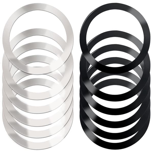 Universal Magnetisk Metal Ringplade til Samsung iPhone Magsafe Trådløs Oplader Bilholder