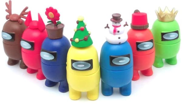 7 Pack Among Us Figurer  (8-10CM)