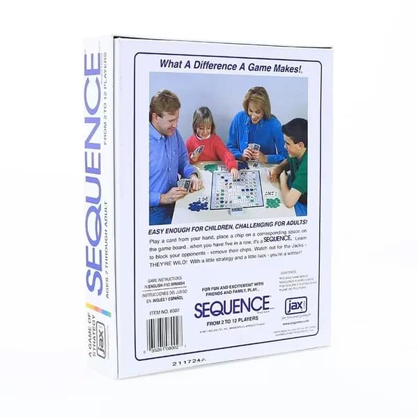 Engelske Sequence Games, Fancy Backgammon, Sequence Maze, Brætspil
