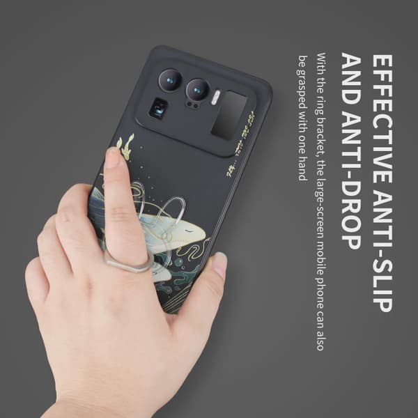 Universal Magnetisk Fingerring Telefonholder Stativ til iPhone 13 Max 8 Transparent
