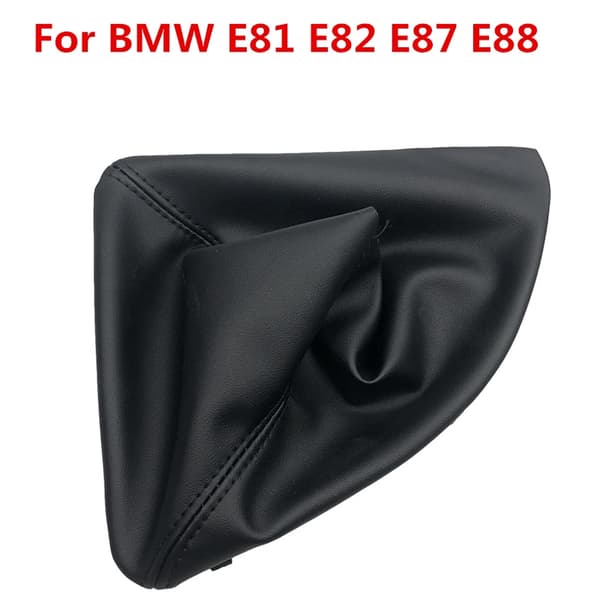 Läderväxelspaksknopp Gaiter Boot Cover Frame Spaken Shifter Krage För BMW E36 3-serie E30 E34 E39 E81 E82 E87 E88
