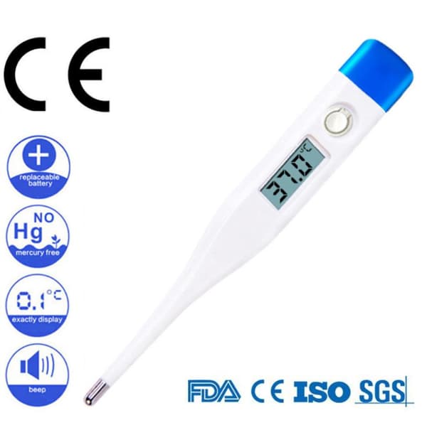 Digital febertermometer med LCD-skärm-Febertermometer certifikat