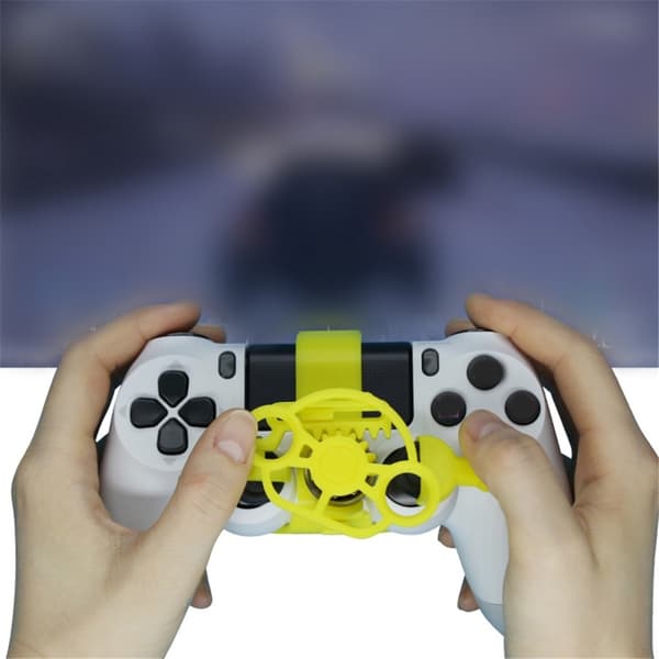 Mini styring 3D-printhjul til PS4-controller racerspil hjælpecontroller spil joystick simulator gamepad