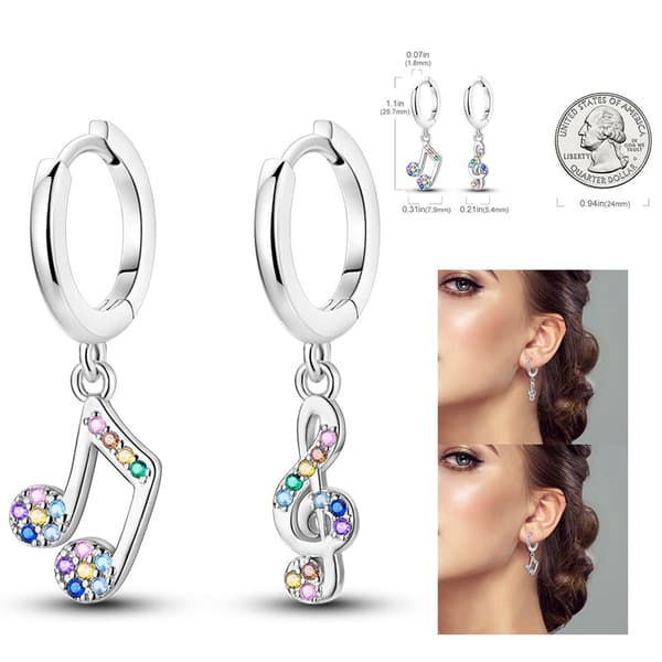 925 Sølv Hoop Øreringe Til Kvinde Pendientes Zirkon Hjerteform Stjerne Eardrop Originale Øreringe Modesmykker