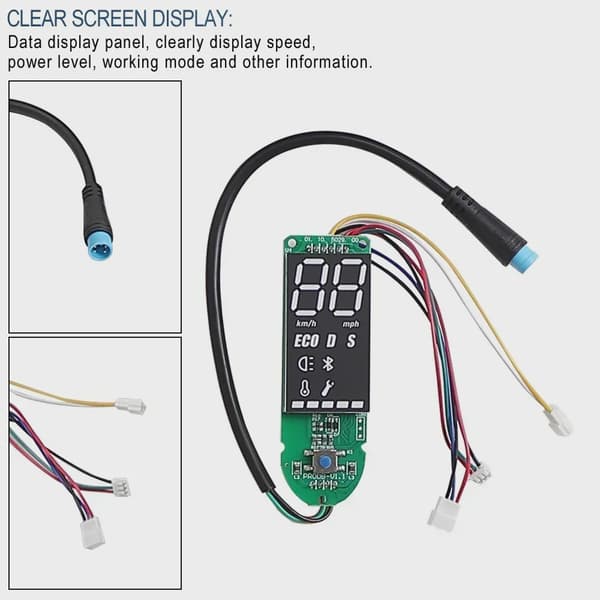 Xiaomi M365/PRO Scooter Bundkort Controller BT Digital Display Bremsegreb Accelerator Lys