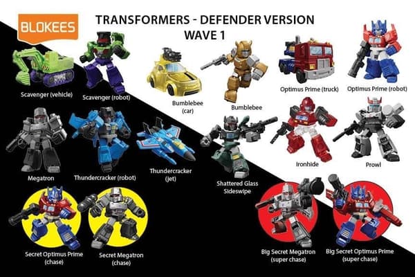 Mini Transformer Action Figuurit 5,5 cm - Optimus Prime, Bumblebee, Megatron, Thundercracker Lelut