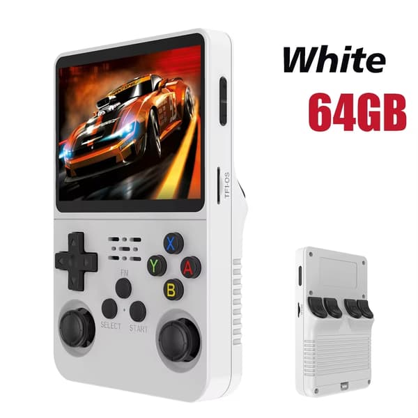 Open Source R36S Retro Handheld Video Game Console Linux System 3,5-tums IPS-skärm Mini Portable Pocket Video Player 128G Spel
