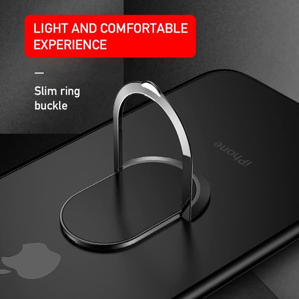 Universal Magnetisk Fingerring Telefonholder Stativ Bilmontering til iPhone Smartphone