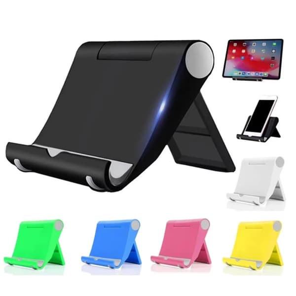 Universal Bærbar Sammenklappelig Justerbar Telefon & Tablet Stativ til iPad iPhone Xiaomi