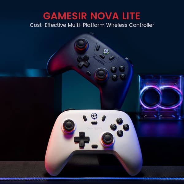 GameSir T4 Nova Lite trådløs gamepad-spilcontroller til Switch, Android, IOS, PC og Steam-spil Hall Effect-stick