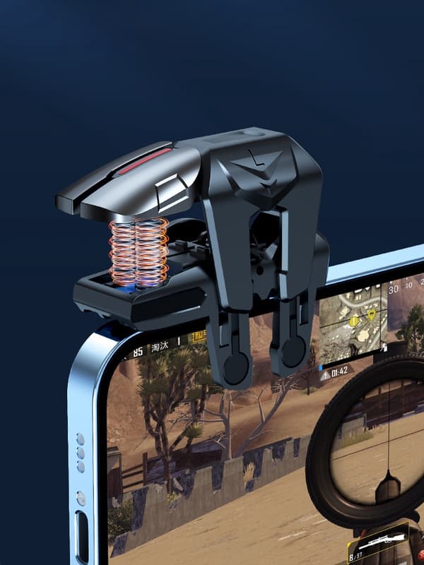 2 stk. mobil gamepad trigger joystick latensfri kontrol til PUBG spil shooter fire-knap controller til iPhone Android telefon