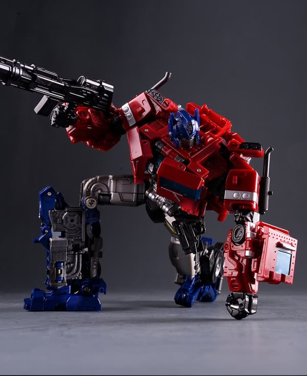 Transformering Robot Car Alloy Commander Optimus Prime Action Figur - Børnefødselsdagsgave