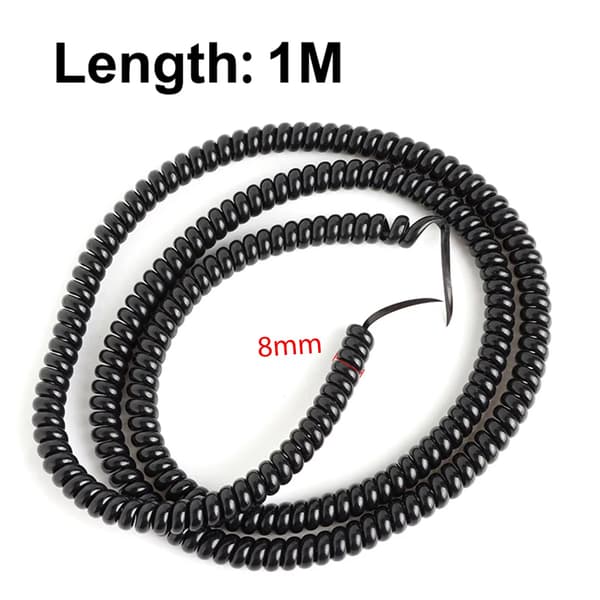 1M TPU Spiral Kabelopruller til Xiaomi M365 Ninebot Dualtron Kugoo Zero Løbehjul