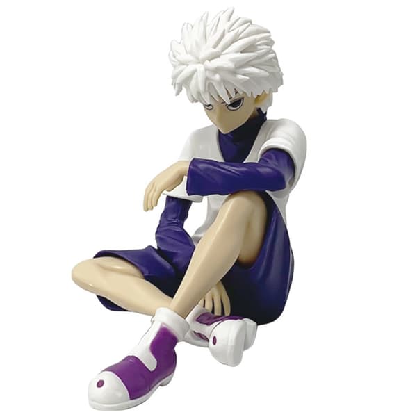 Hunter x Hunter Killua Zoldyck Action Figur - PVC Nuddelprop Statue til bilpynt