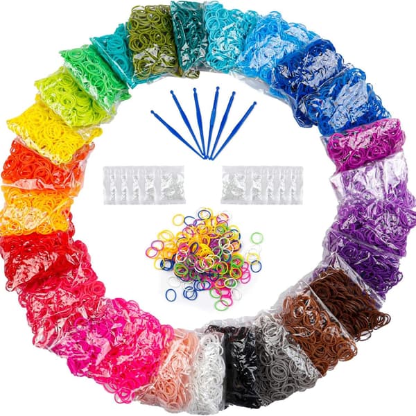 Premium Loom gummiband Refill Kit för barn - DIY Armband Making Craft Present för barn