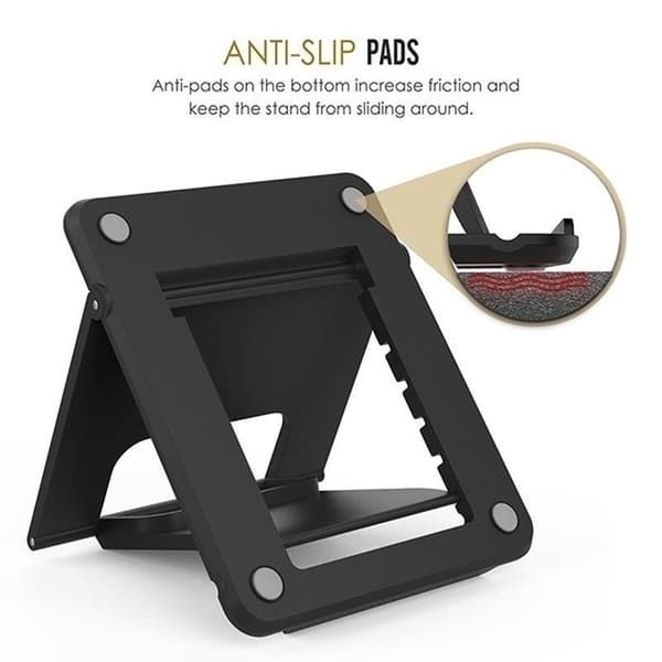 Mini bærbar, foldbar universal plastik telefon-tabletholder
